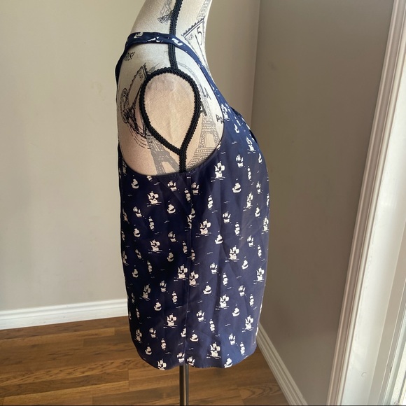 Club Monaco 100% Silk racerback tank top s - Picture 5 of 10